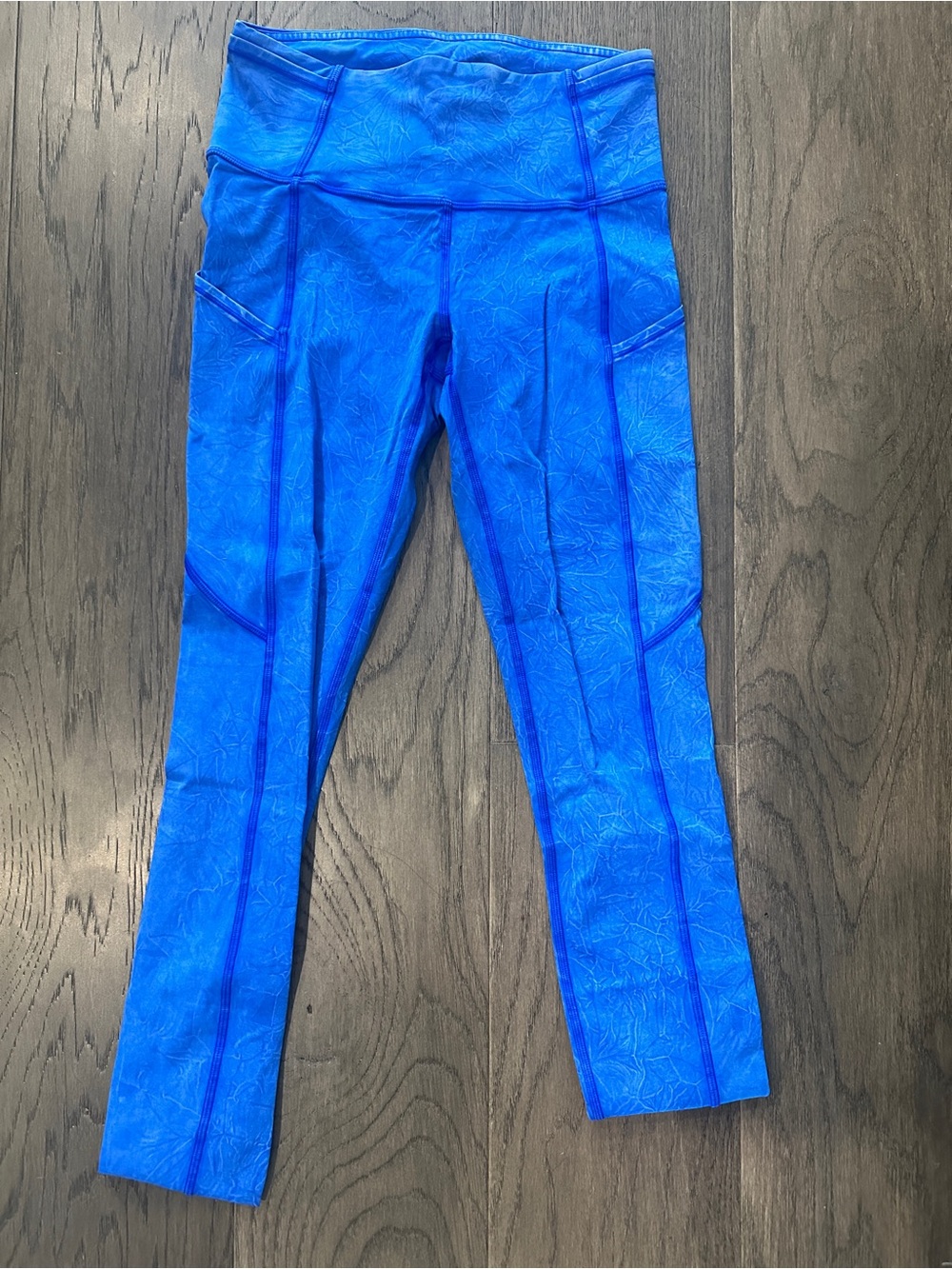 lululemon athletica ice wash cerulean blue Workout Leggings